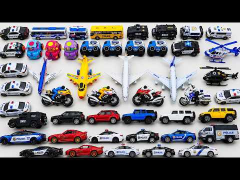 All Police Vehicles in One Video | 🚔 World's Biggest Police Vehicle Collection for Kids