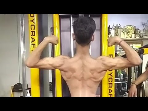 How to do lat pull down for wider back | motivational video| Dheeraj Mittal