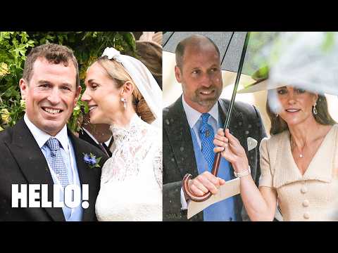 Sartorial Grace in the Rain: Princess Kate &amp; Prince William Lead Royal Wedding Guests