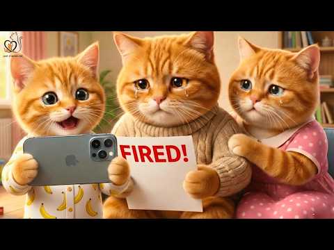 Papa Cat Got FIRED! 😭 What Ginger Kitten Did Next Will SHOCK You!