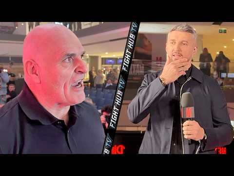 F*** B*** - John Fury RUNS UP on Carl Froch in HEATED confrontation!