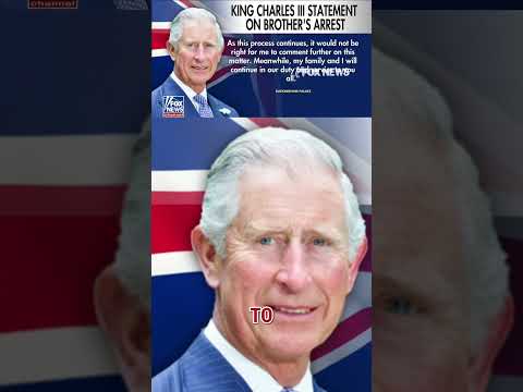 King Charles issues statement on ex-Prince Andrew's arrest #shorts