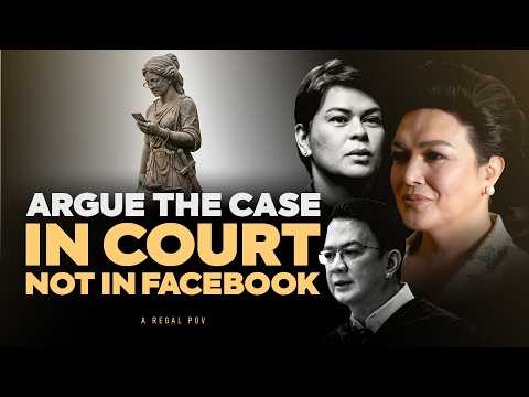 Argue The Case in Court, Not In Facebook