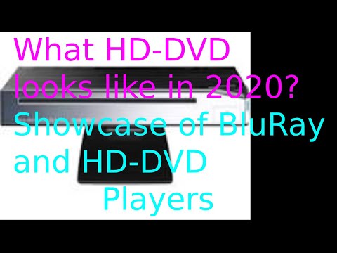 BLU-RAY &amp; HD-DVD Player in 2020, Showcase of my Players, Panasonic DMP-BBT01 &amp; Toshiba HD-A20