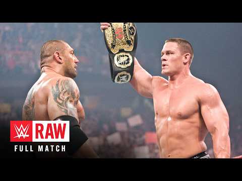 FULL MATCH: The Legacy vs. John Cena &amp; Batista | World Tag Team Title Match: Raw, Aug. 4, 2008