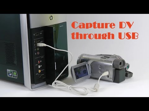 How to transfer video from a MiniDV camcorder to a computer via USB