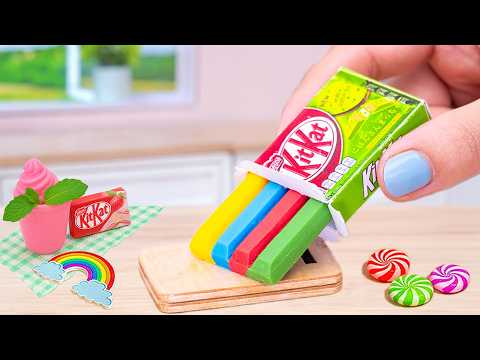 Yummy KitKat Cake | Best Of Mini Rainbow Cake Recipe With KitKat Chocolate