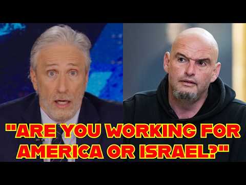 Jon Stewart DESTROYS John Fetterman In EXPLOSIVE Debate On Israel
