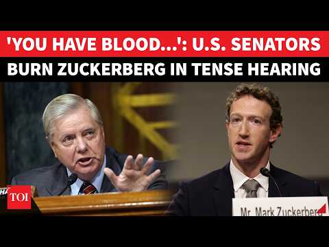 Mark Zuckerberg SCOLDED During Senate Hearing Over ‘Vile’ Social Media Content; ‘You've Blood...'