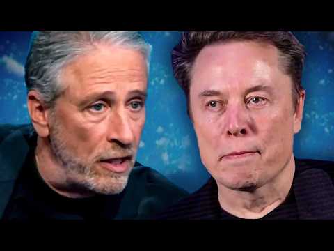 Elon Musk F's Around With Jon Stewart... Finds Out!