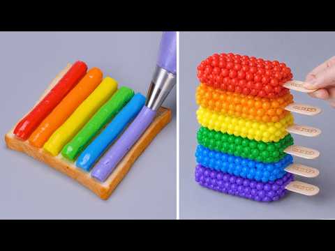 Easy &amp; Delicious Rainbow Cake Tutorials 🌈 Amazing Baking Ideas | So Yummy Cake Decorating Ideas