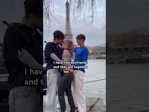 I have TWO BOYFRIENDS😍 (and they are together too😱🏳️‍🌈) @svandyloveshorts #boyfriend #couple