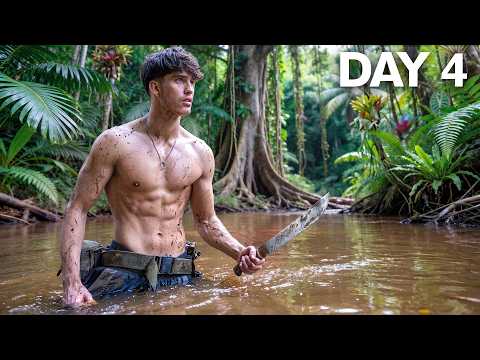 I Survived Alone In The Amazon Rainforest for 4 Days