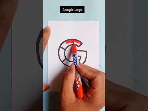 Google Logo Easy Drawing. #viral #trending #short #shorts #shortvideo @thebookofart#google #ytshorts
