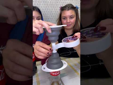 Lifehack with a funnel for liquid and soda 😂 #shorts Best video by Hmelkofm