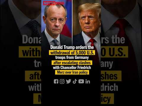 Trump Orders Withdrawal of 5,000 U.S. Troops from Germany