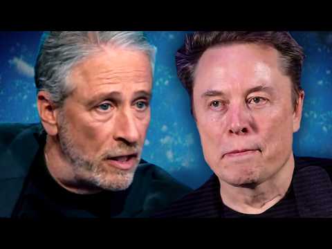 Elon Musk F's Around With Jon Stewart... Finds Out!