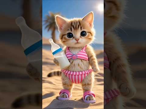 Cat Dance ❤️| Cute kitten #ai #cat #lovecats #cats#catvideos #funny #kittens #catlover 16042025B