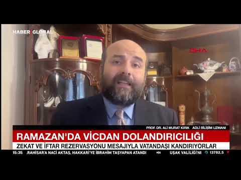 Haber Global | Prof.Dr. Ali Murat Kırık | Ramazan'da dolandırıcılardan gelen yardım, bağış mesajları