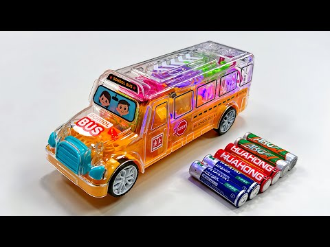Unboxing RC Police sports car,remote control RC city bus,EV 3D school bus,RC Nezha Bumper Cars