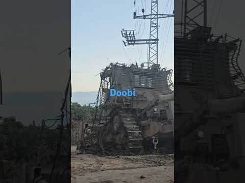 d9 Israeli military double dozer "Doobi" #d9 #dobby #dozer #military #army #israel #pov #caterpillar