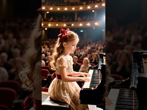 The little girl's piano solos，ound of silence moved the whole audience #music #folksouls#Future Star
