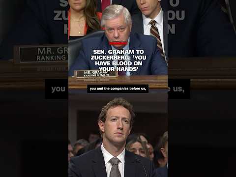 Sen. Lindsey Graham to Mark Zuckerberg: 'You have blood on your hands'