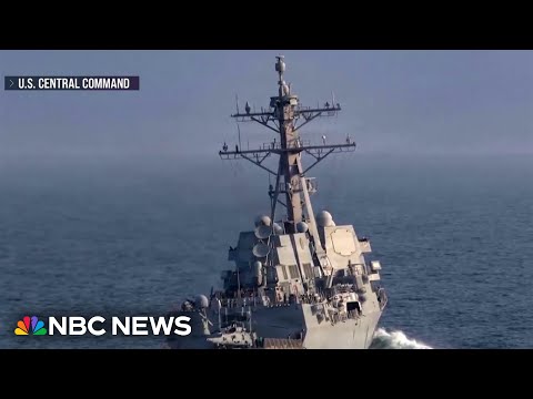 First images of U.S. blockade of Iran