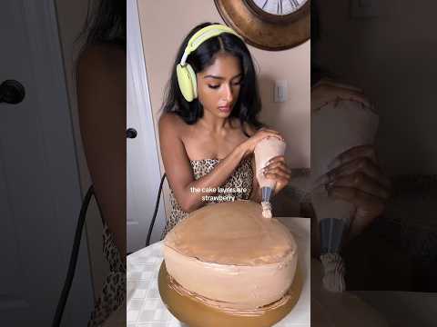 making my OWN birthday cake…. Trust the process ☠️