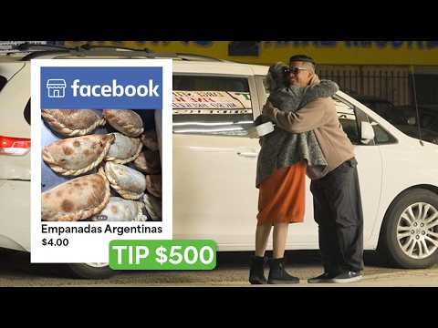 Buying Food From Facebook Marketplace, Then Tipping $500