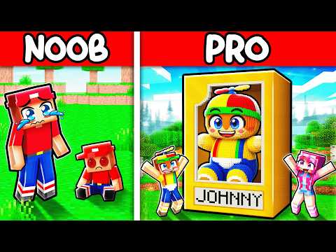 NOOB vs PRO TURNING INTO TOYS Build Challenge!