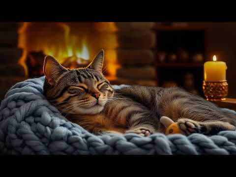 12 Hours of Calming Music for Cats 🐱 Healing Music for Indoor Cats 🎼 Cozy Relaxation Space