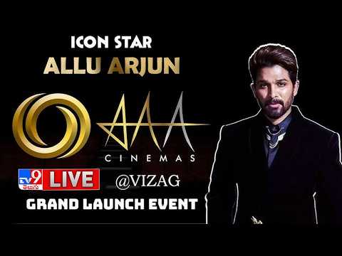Live : AAA Cinemas Vizag Grand Launch Event | Icon Star Allu Arjun - TV9