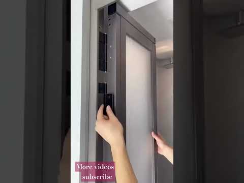 Aluminium Door frame insert process #homedesign #interior #interiordesign #interiorhomes