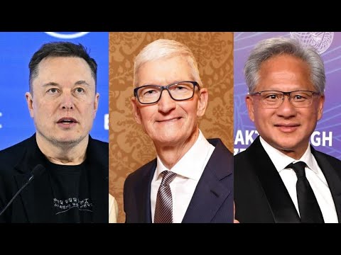 Elon Musk, Tim Cook, Jensen Huang accompany Trump in China