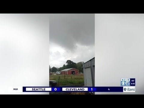 Suspected funnel cloud spotted in Molalla after canceled tornado warning