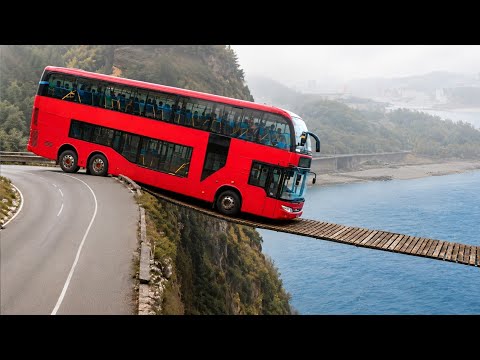 Cars vs Suspension Bridge Challenge #13 in BeamNG Drive!