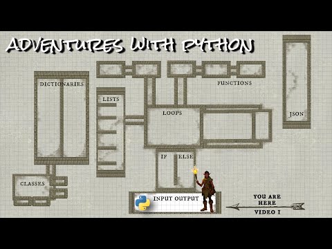 Adventures with Python: Learn Python by Programming a Text Adventure Game, Video 1 input output
