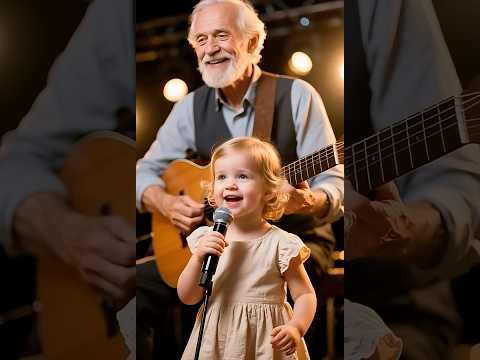 sweet girl's singing, a song taught by father#folksong fatherly love#fatherdaughter #music #lyrics