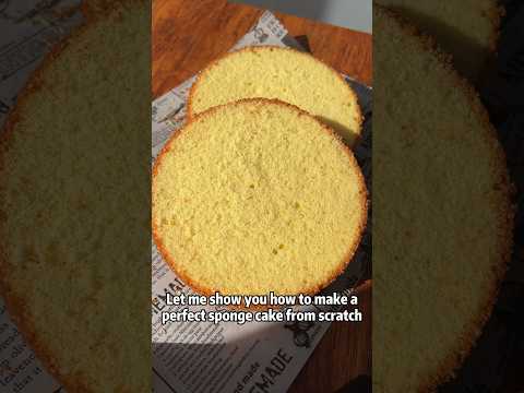 How to make a perfect sponge cake from scratch 🍰