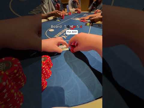 HUGE 1/3 POT #poker #texasholdem