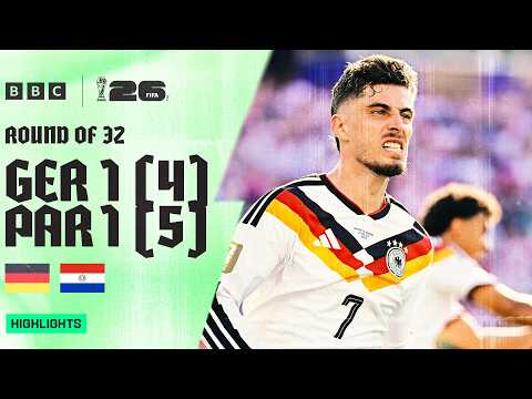 Germany 1-1 (4-5) Paraguay 🇩🇪🇵🇾 | 2026 FIFA World Cup Highlights | Round of 32