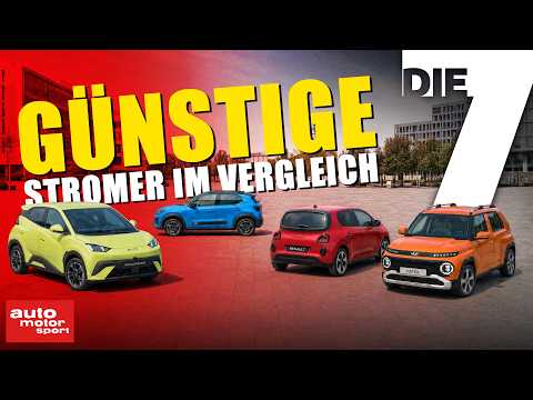 Für 25.000€ elektrisch unterwegs - Was taugen die Einstiegs-E-Autos?