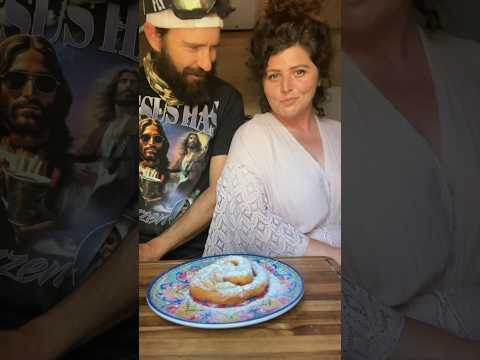 After the rodeo, James asked me to make him a funnel cake 😘 #shorts #cake #recipe