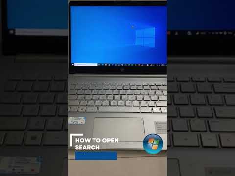 How to open search in windows 10?