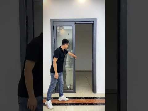 The latest designed sliding door system PT door PD door has no floor rail design#aluminium #doors