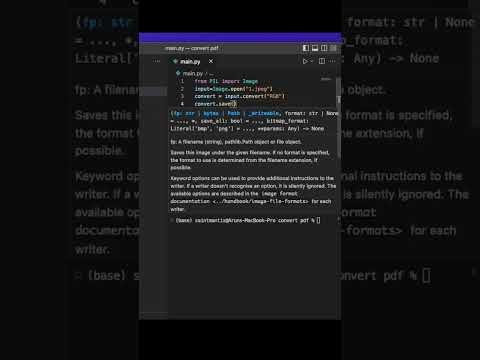 Make PDF in 5 lines of code