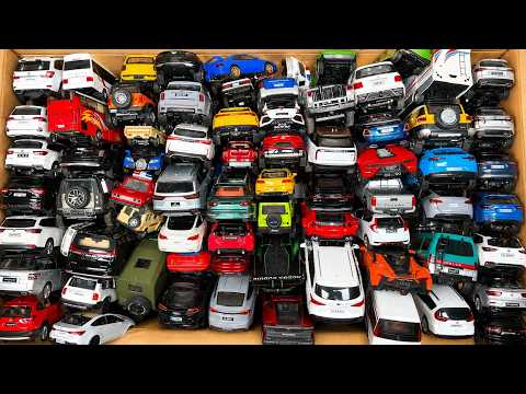Huge Collection of Model Cars Inside the Box - SUVs, Sedans, Sports Cars, Pickup Trucks &amp; More