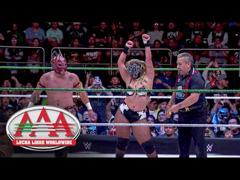 La Hiedra &amp; Laredo Kid become Mixed Tag Team Title No. 1 Contenders: Lucha Libre AAA highlights