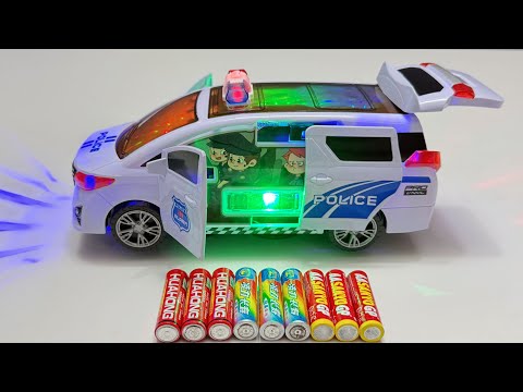 Unboxing Electric City Police Car, RC City Transport Truck, Military Missile Vehicle, RC Excavator 